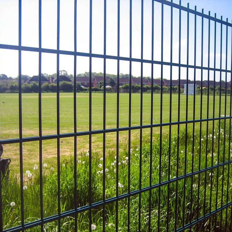 Twin horizontal wires in a 656 range reference fence panel